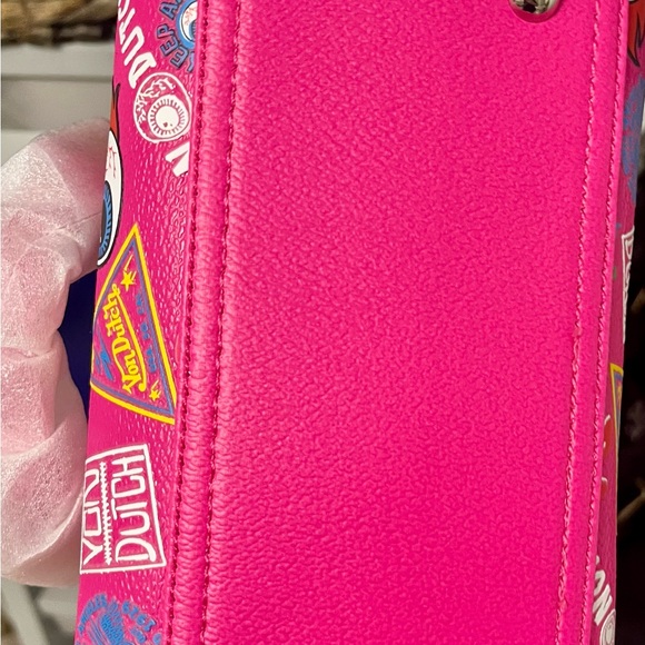 NWT Von Dutch Pink mini bowling bag - Picture 5 of 6